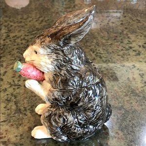 1980’s Japan Made Vintage Bunny Shaped Lidded Dish With Spoon